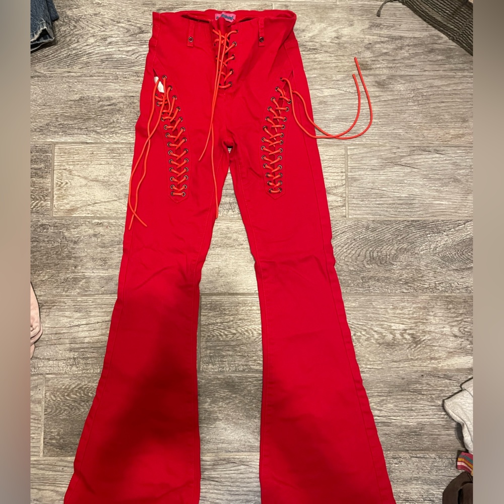 Edikted Lace-Up Pants